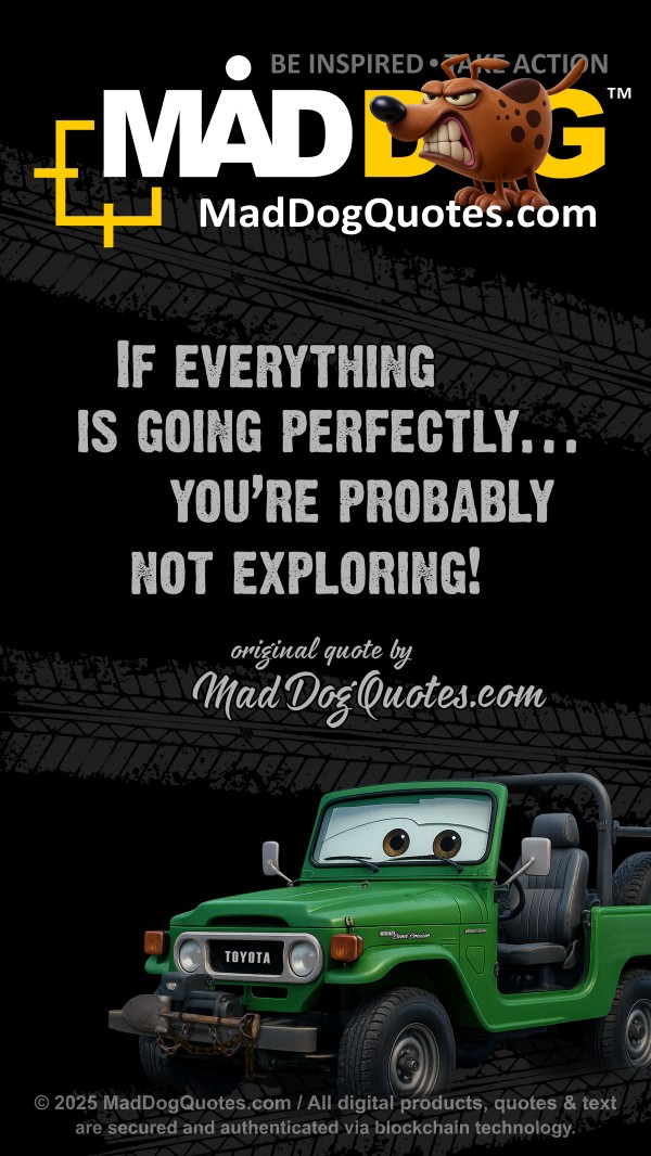 Off-road 4x4 quotes by Toyota Land Cruiser BJ40 on MadDogPlanet.com