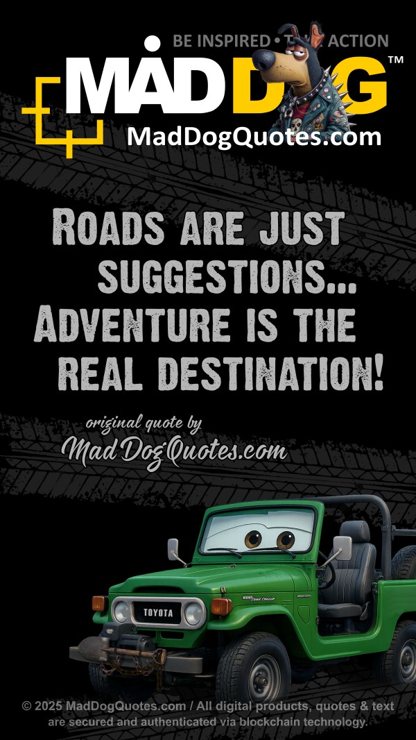 Off-road 4x4 quotes by Toyota Land Cruiser BJ40 on MadDogPlanet.com